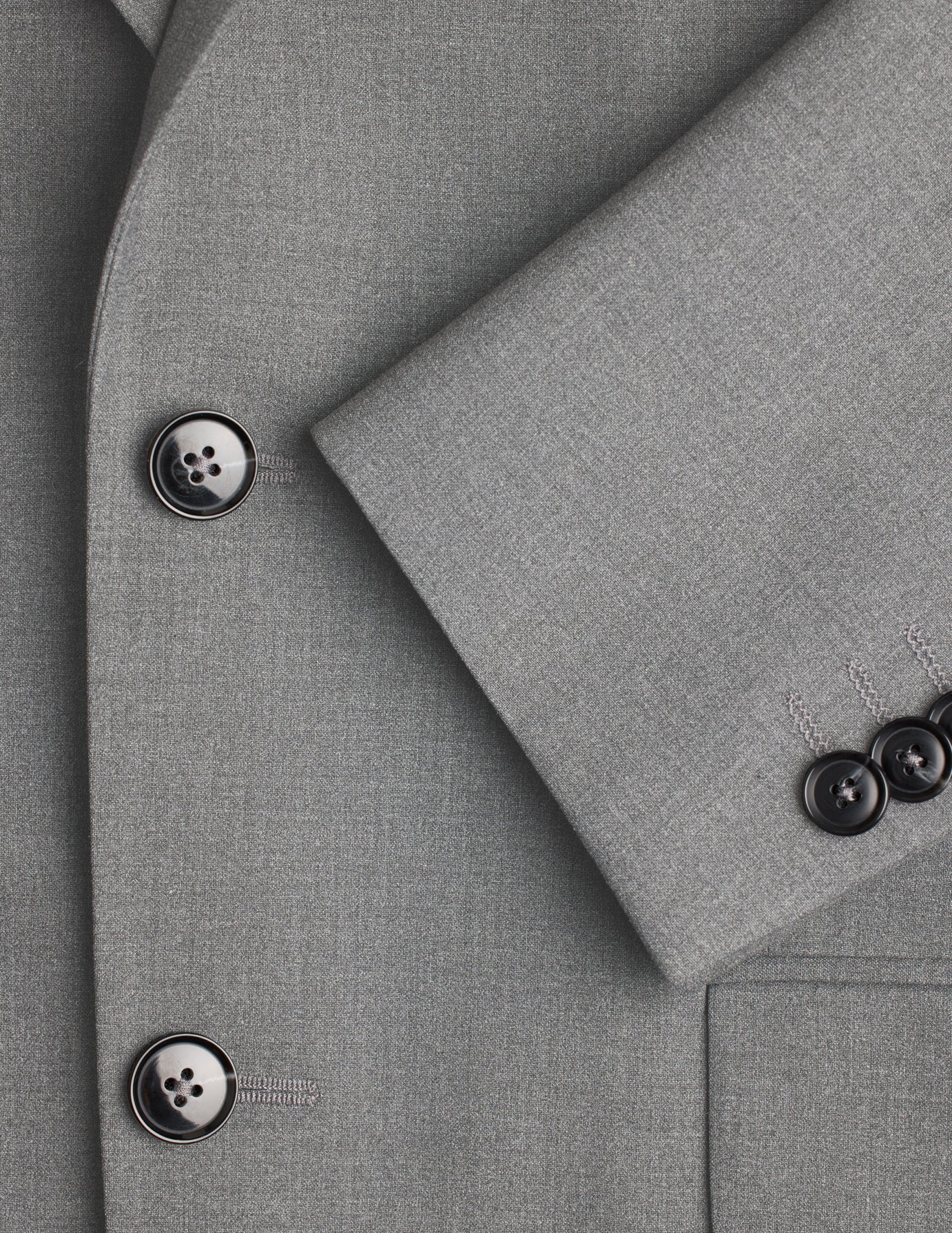 Premium Essential Suit in Dark Grey Melange - Classic Business Attire for Men, Office Wear & Formal Occasions