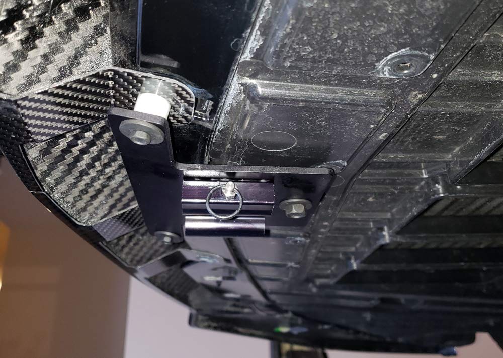STO N SHO Front License Plate Bracket for 2016-2019 Cadillac CTS-V | Carbon Fiber Compatible | No Drill Installation | Perfect Fit with Front Spoiler | SNS162 Model | Ideal for Car Enthusiasts & Street Legal Compliance
