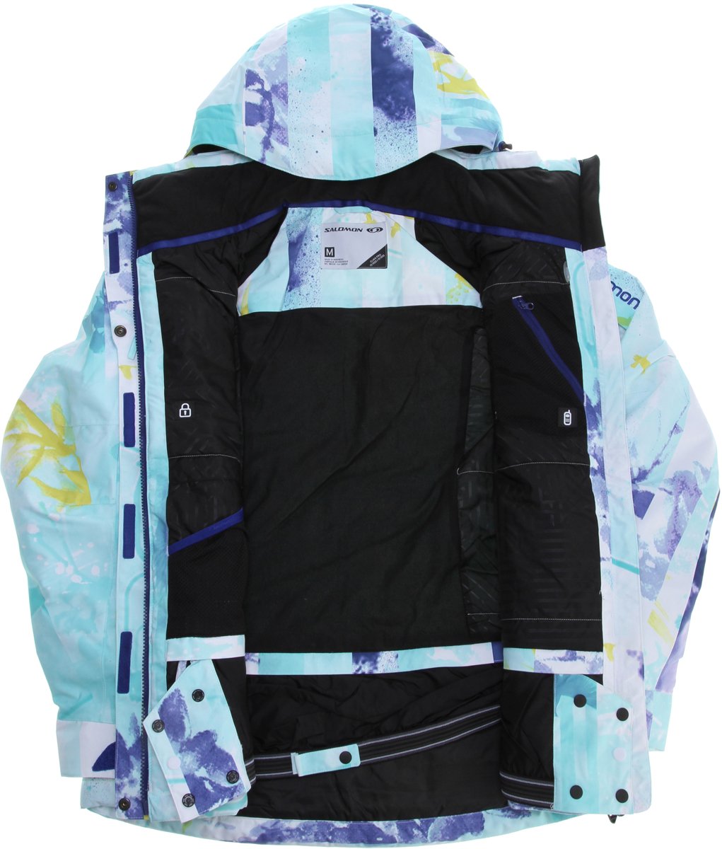 Salomon Women's Waterproof Hiking Jacket - Lightweight Windproof Raincoat for Outdoor Adventures, Trail Running & Camping