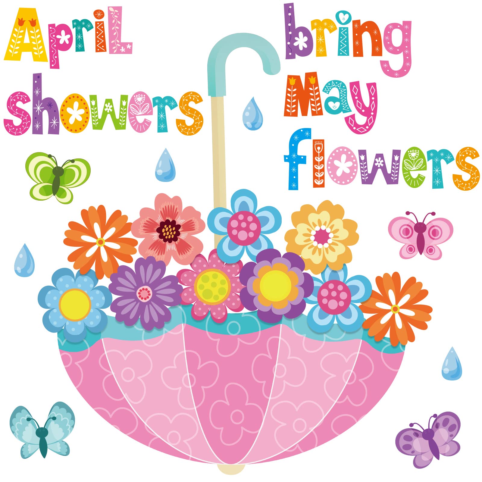 Spring Flower Decorations - Bulletin Board & Classroom Decor for Home & School