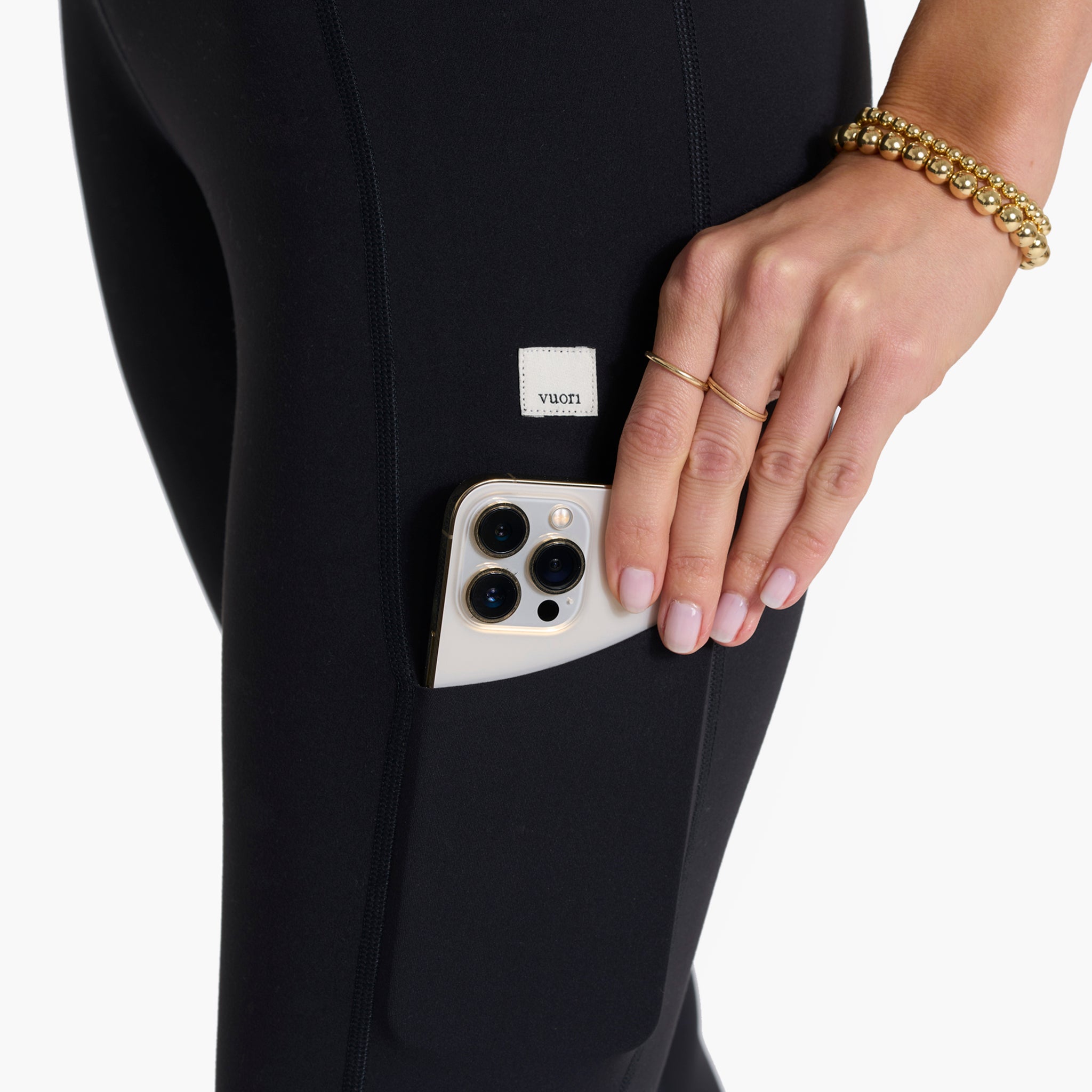 Vuori Women's Daily Pocket Legging - High Waisted Yoga Pants with Side Pockets for Workout & Lounge | Perfect for Yoga, Running, Gym & Everyday Wear