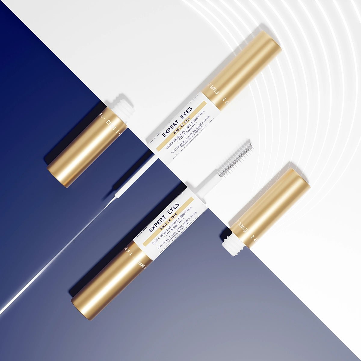 Expert Eyes Double Serum for Eyelashes & Eyebrows Growth - Natural Lash & Brow Enhancer for Thicker, Fuller Look - Perfect for Daily Beauty Routine & Special Occasions