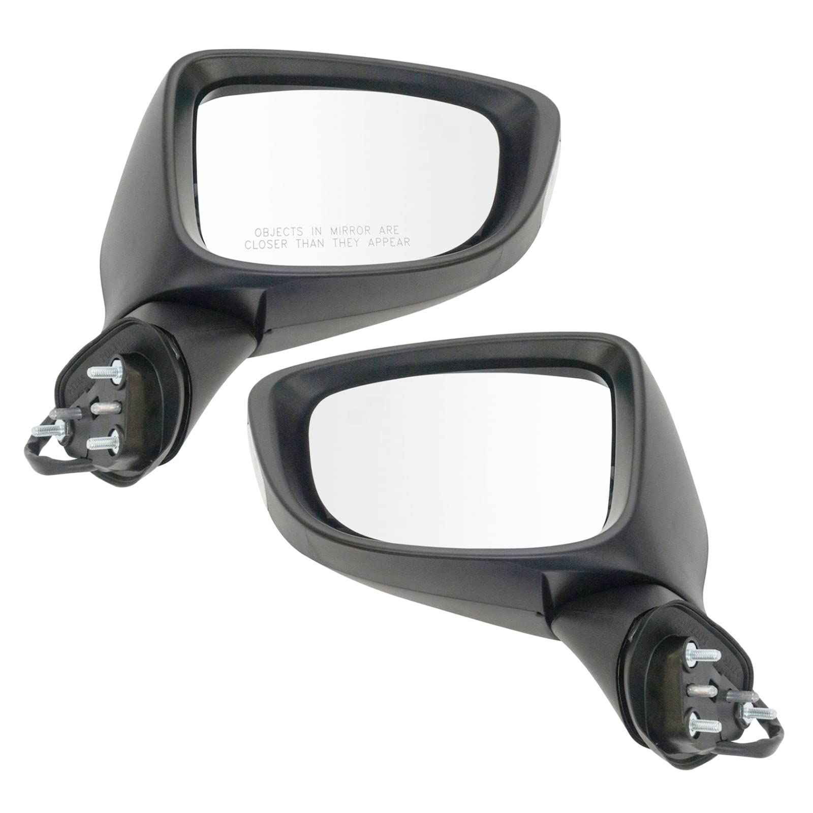Heated Side Mirror Set with Blind Spot Detection for 2014-2016 Mazda 6 - Driver & Passenger Side Replacement (MA1320188 MA1321188) - Perfect for Night Driving and Parking Assistance