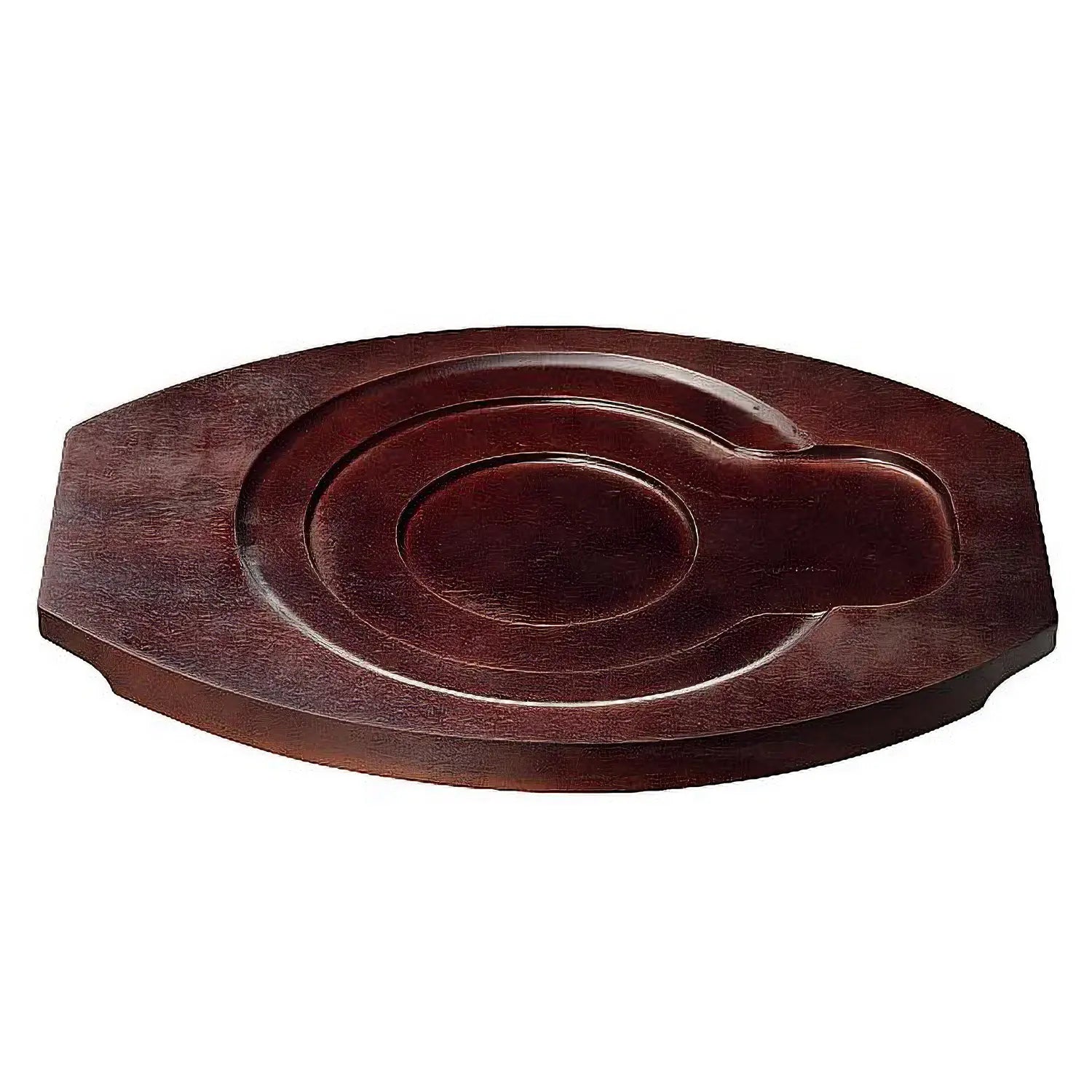 EBM Wooden Base for Single Handle Skillet - Durable & Stylish Kitchen Organizer for Pots & Pans - Perfect for Stovetop, Countertop & Pantry Storage