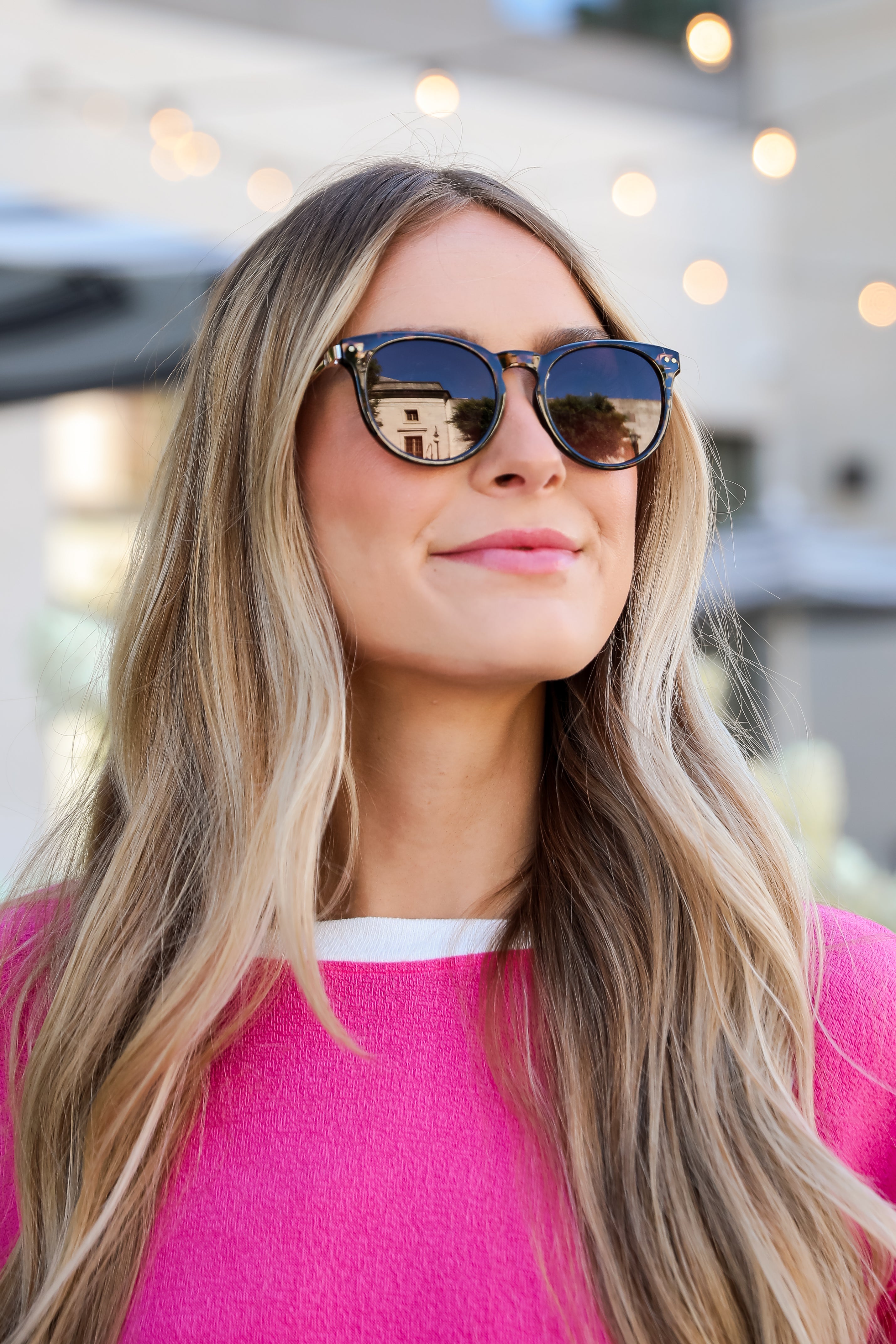 Trendy Round Sunglasses for Women & Men – UV Protection, Polarized Lenses – Perfect for Beach, Driving & Outdoor Activities