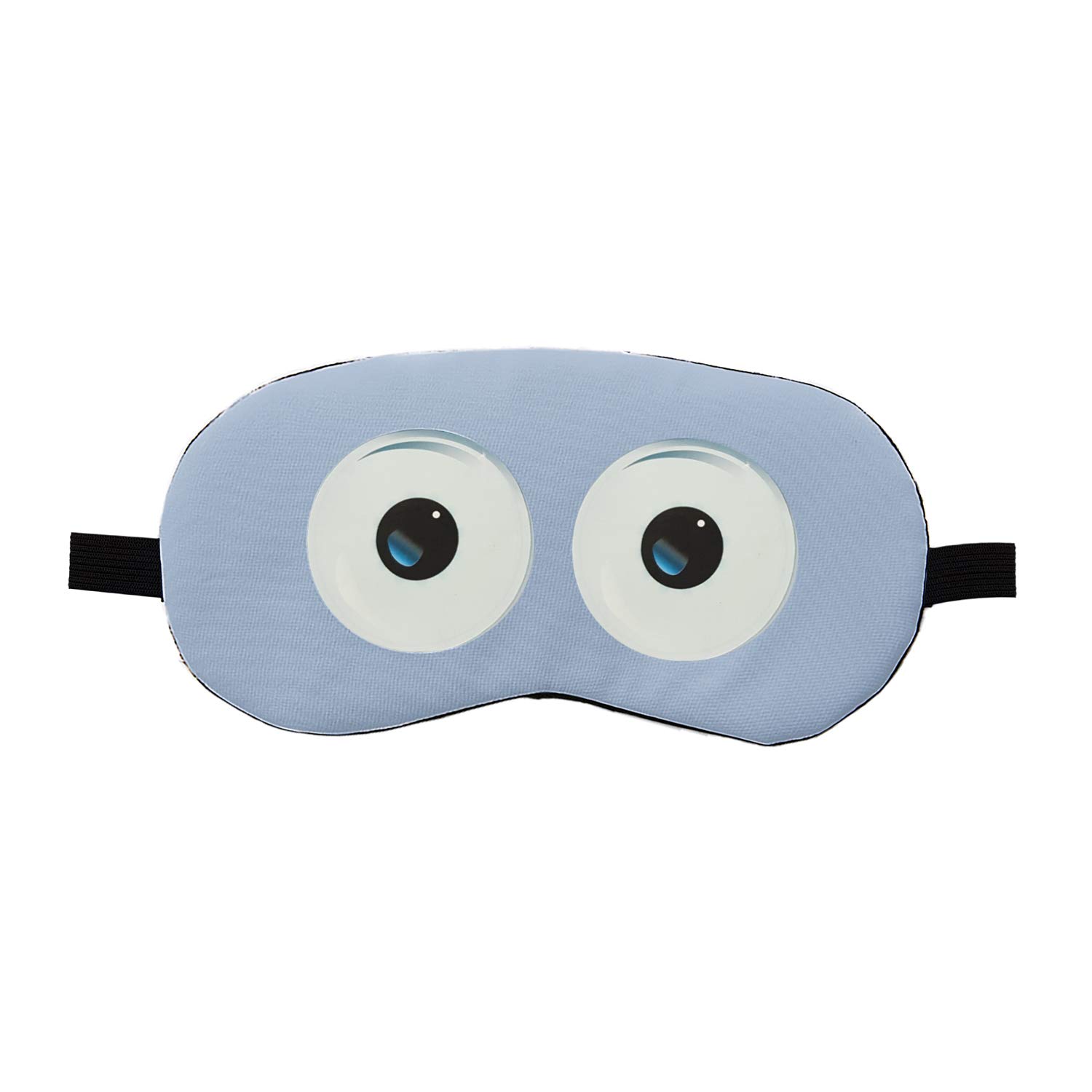 Jenna Polyester Cute Sleeping Eye Mask for Insomnia Relief, Meditation & Puffy Eyes - Dark Circle Reducing Blue Sleep Mask for Travel, Nap & Relaxation