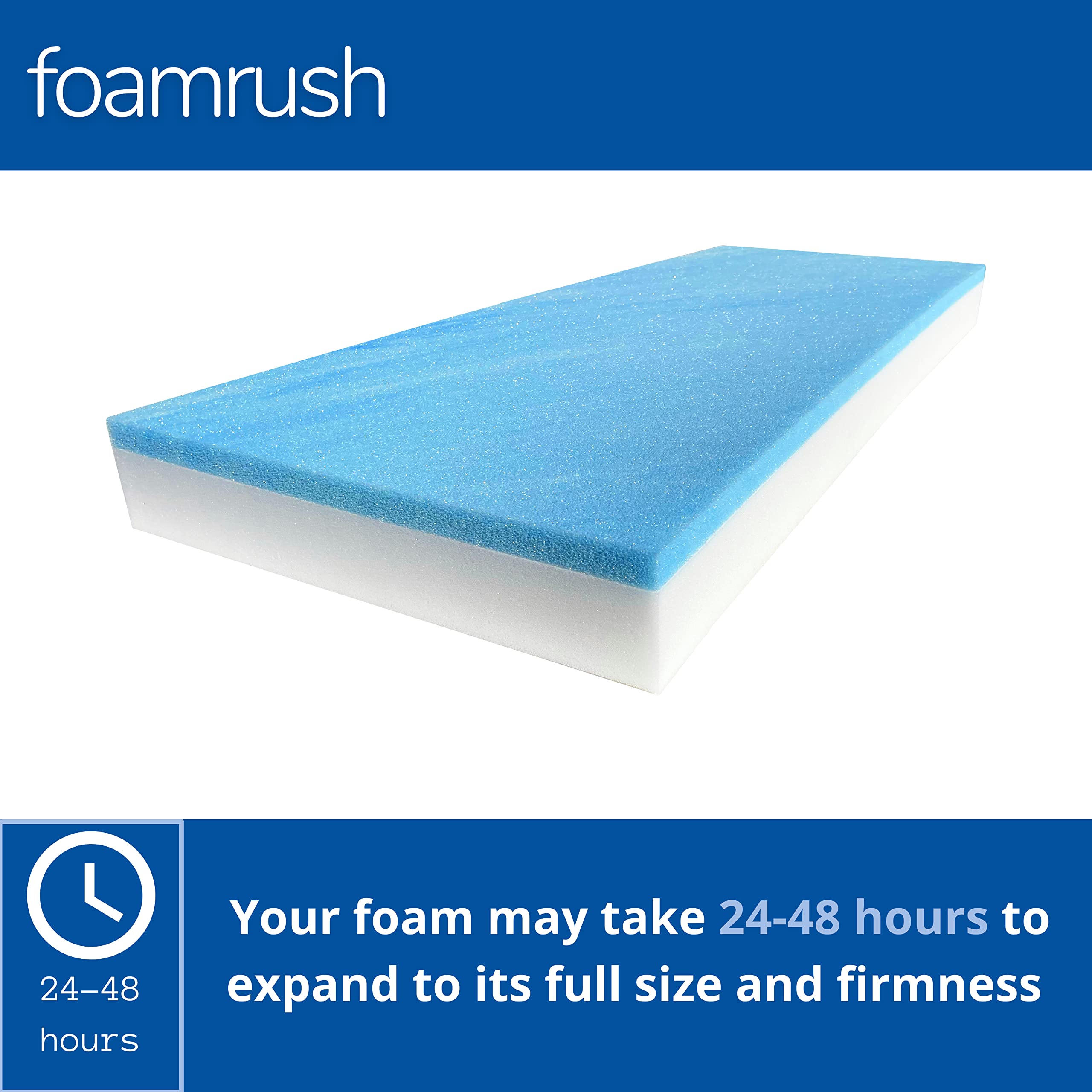 FoamRush 3-Inch Gel Memory Foam RV Mattress (42