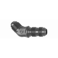 Stainless Steel 45 Degree AN6 Bulkhead Fitting - 483706 BL - Ideal for Fuel, Oil & Coolant Lines in Automotive & Marine Applications