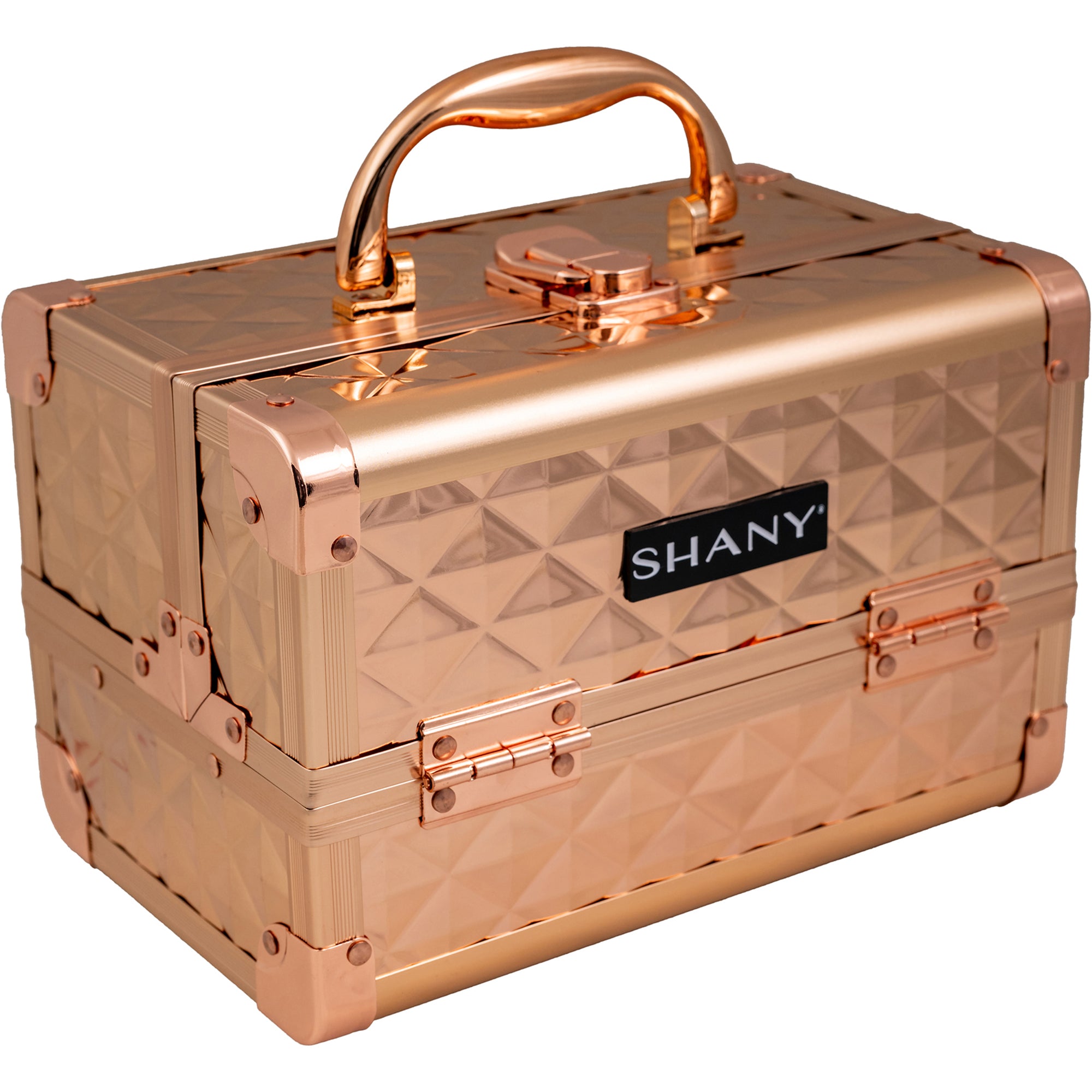 Professional Makeup Train Case with Mirror - Portable Cosmetic Organizer for Makeup Artists & Travel - Perfect for Salon, Home, and On-the-Go Beauty Needs
