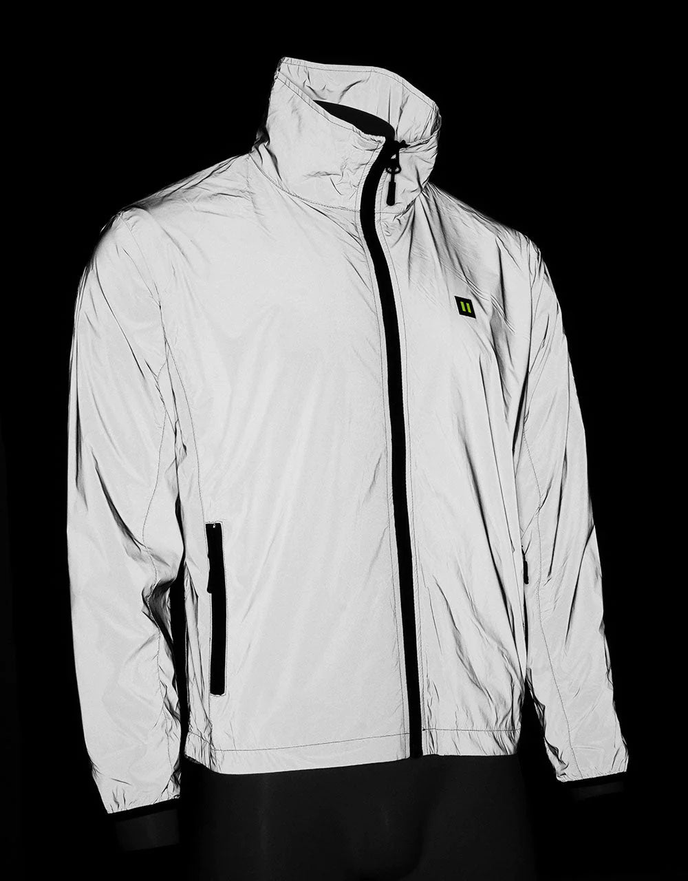 FORCEFIELD Super Visible Reflective Water Resistant Windbreaker Jacket for Running, Cycling & Outdoor Safety