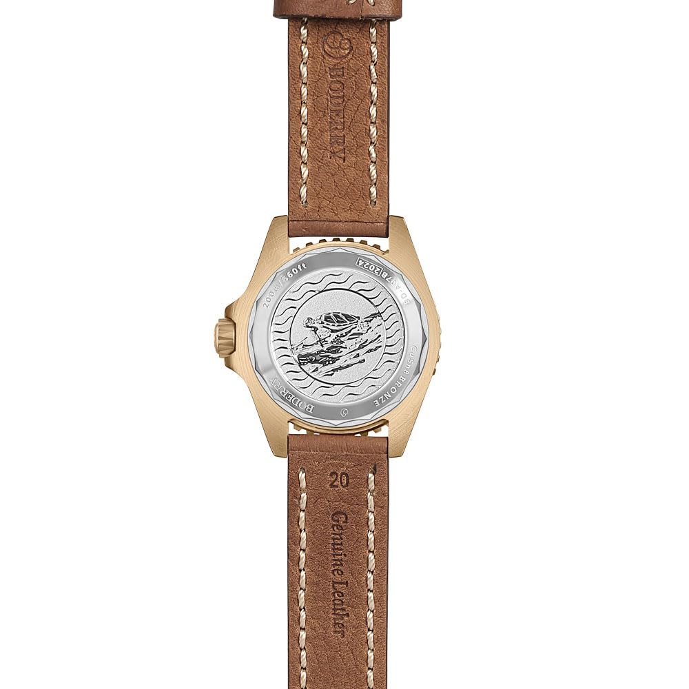 Premium Japanese Automatic Dive Watch for Men - Bronze Case, Sapphire Crystal, 100M Waterproof, Rotating Bezel & Screw Down Crown | Perfect for Scuba Diving, Swimming & Outdoor Adventures