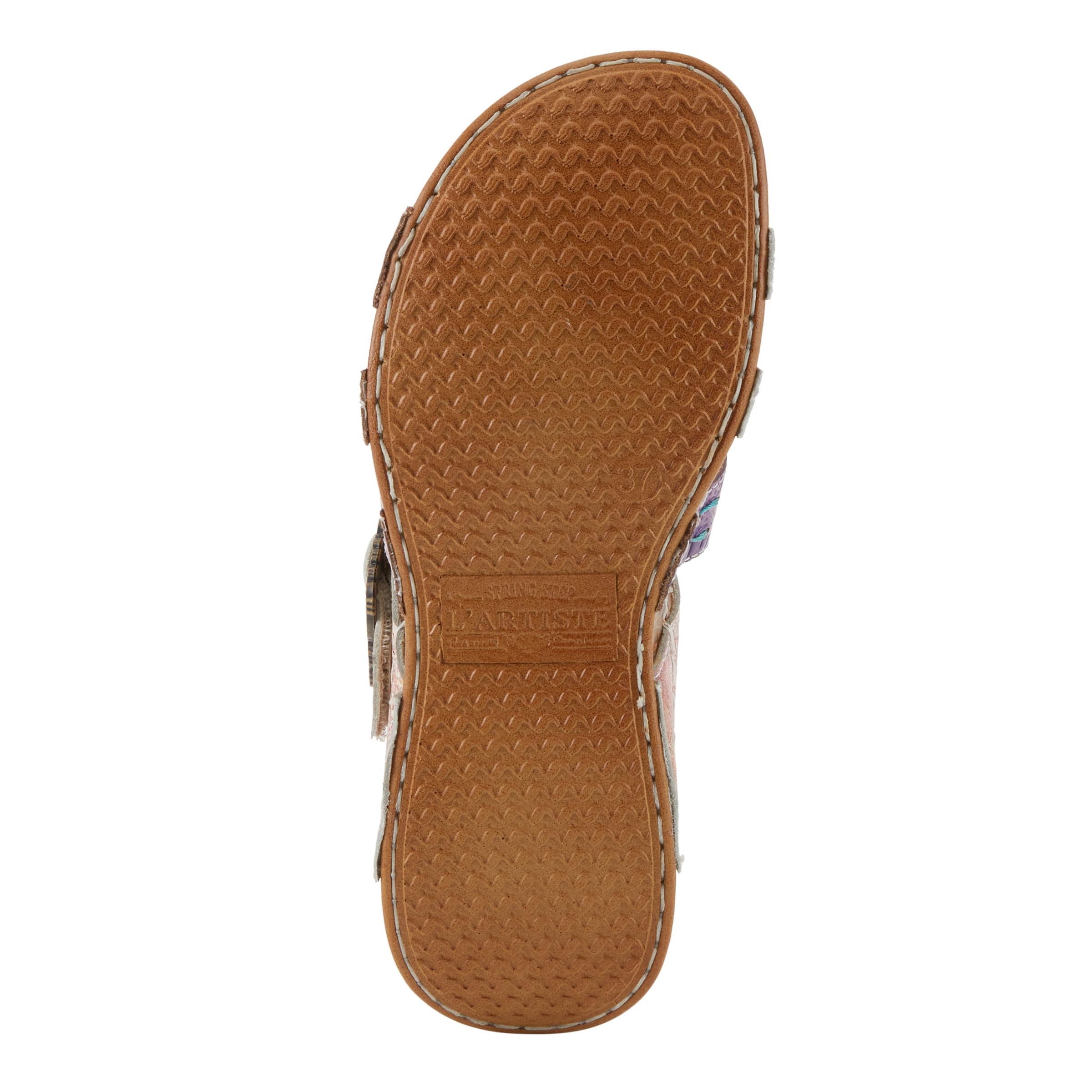 Spring Step L'Artiste Women's Calamityjay Comfortable Leather Sandals with Arch Support - Perfect for Summer Walking, Beach Outings & Casual Wear