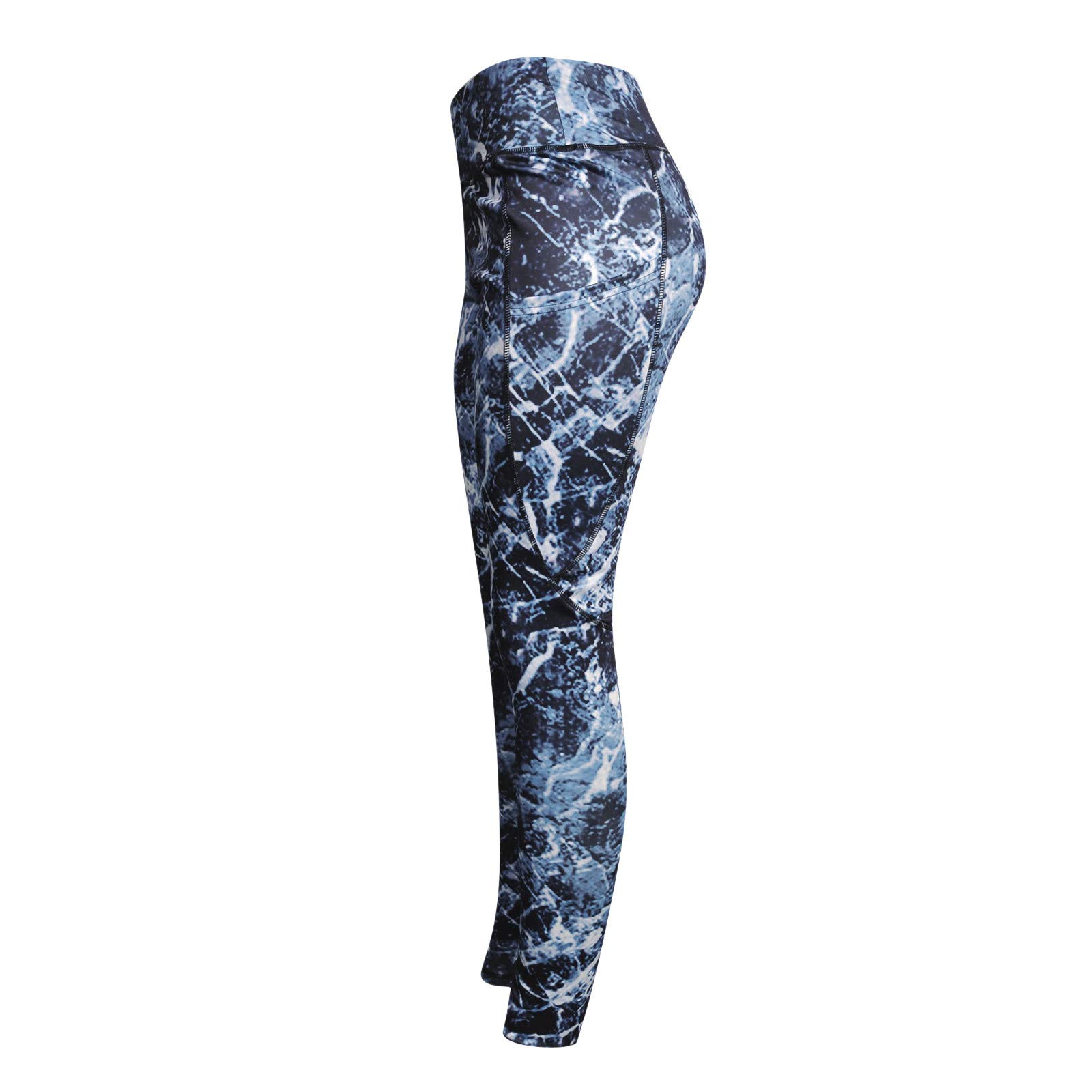 **Women's High-Waisted Workout Leggings - Running, Yoga & Fitness Printed Athletic Pants - Breathable & Stretchy for Gym, Sports & Daily Wear**