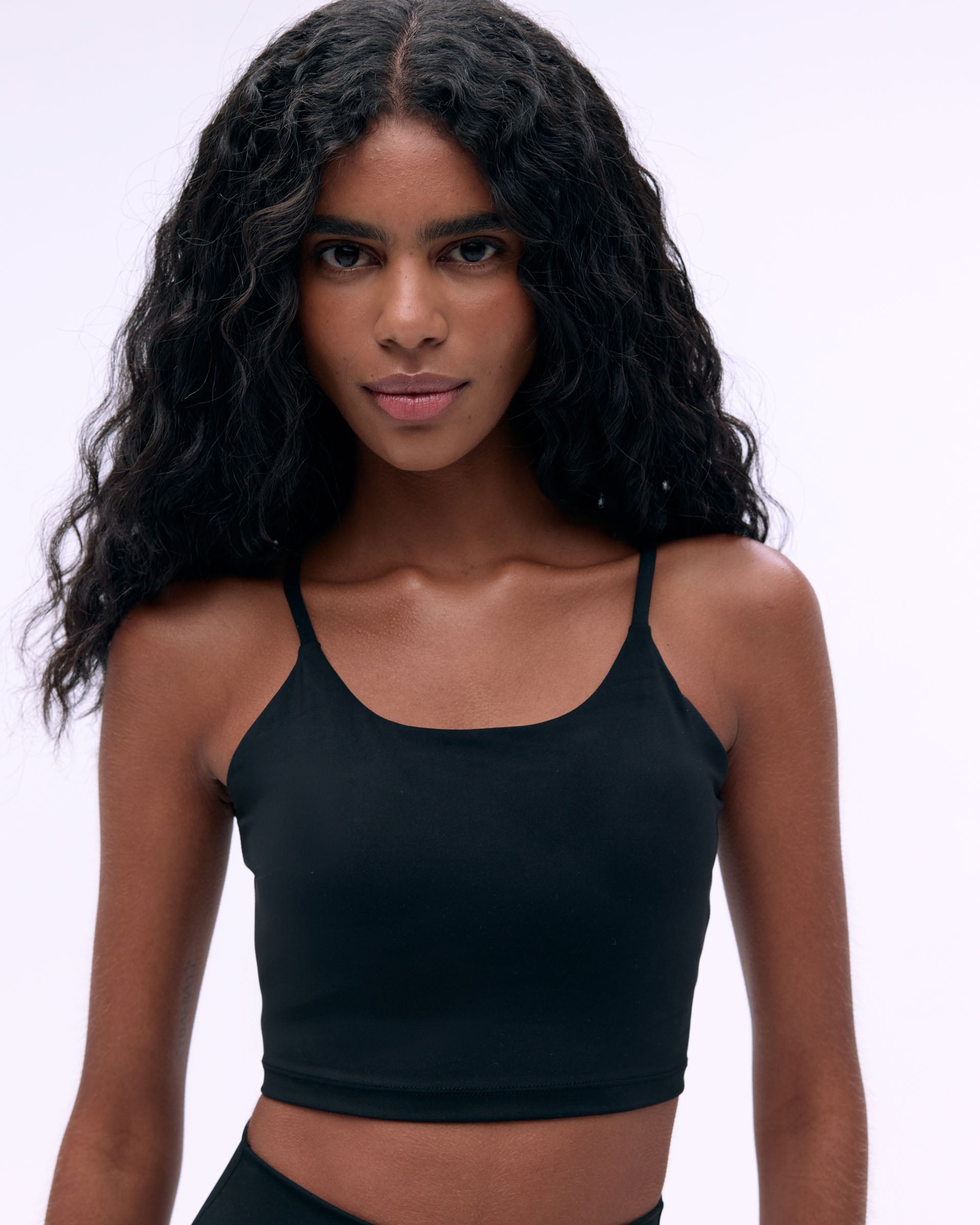 Ultimate Comfort Tank Bra for Women - Black - Seamless Support for Yoga, Workouts & Everyday Wear