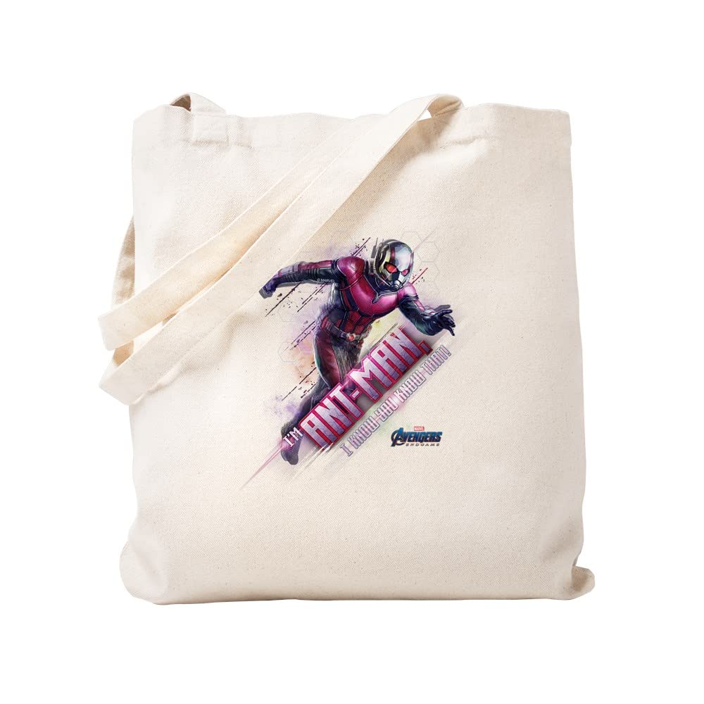 Ant Man Tote Bag - Natural Canvas Reusable Shopping Bag for Groceries, Beach & Everyday Use | Eco-Friendly Marvel Superhero Gift