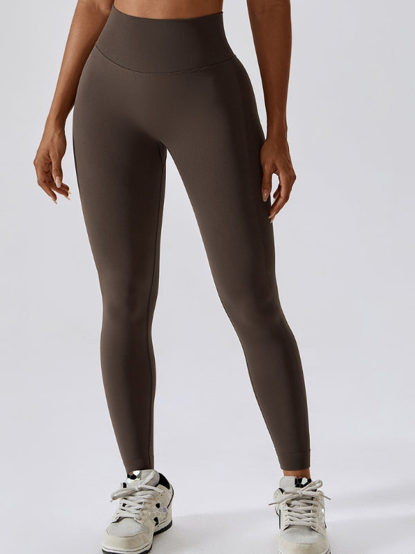 ZASUWA Women's High Waisted Seamless Scrunch Butt Lifting Leggings - Yoga, Workout & Everyday Wear
