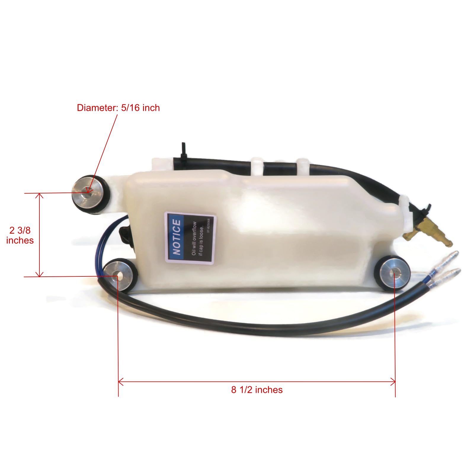 Mercury 115 HP Oil Reservoir Tank Replacement (2000 Model) - Compatible with 1115473WT, 1115D83WD, 1115D73WY - Perfect for Marine Engine Maintenance & Boat Repair