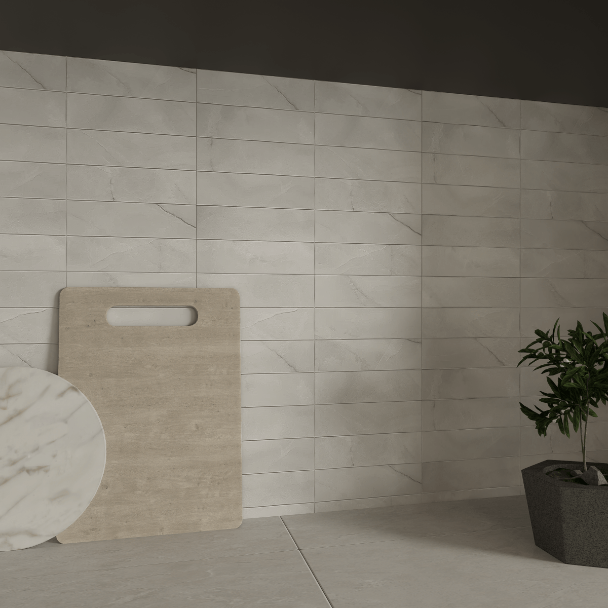 3 X 12 Inch Artisan Raffino Onyx Matte Pressed Glazed Ceramic Tile - Premium Wall & Floor Tile for Kitchen Backsplash, Bathroom, and Fireplace Decor