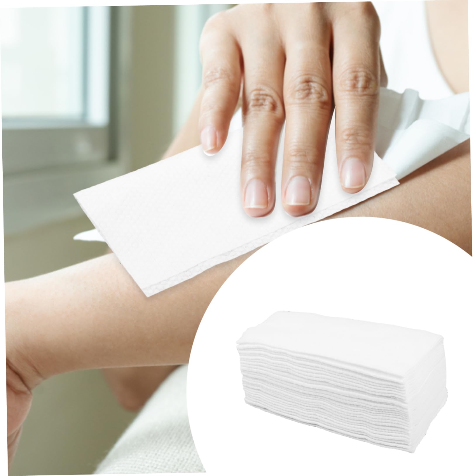 **Mikinona 60-Pack Fast-Drying Hand Towels & Makeup Remover Cloths - Soft, Portable & Reusable for Face Cleaning, Travel, Gym & Beauty Routine**