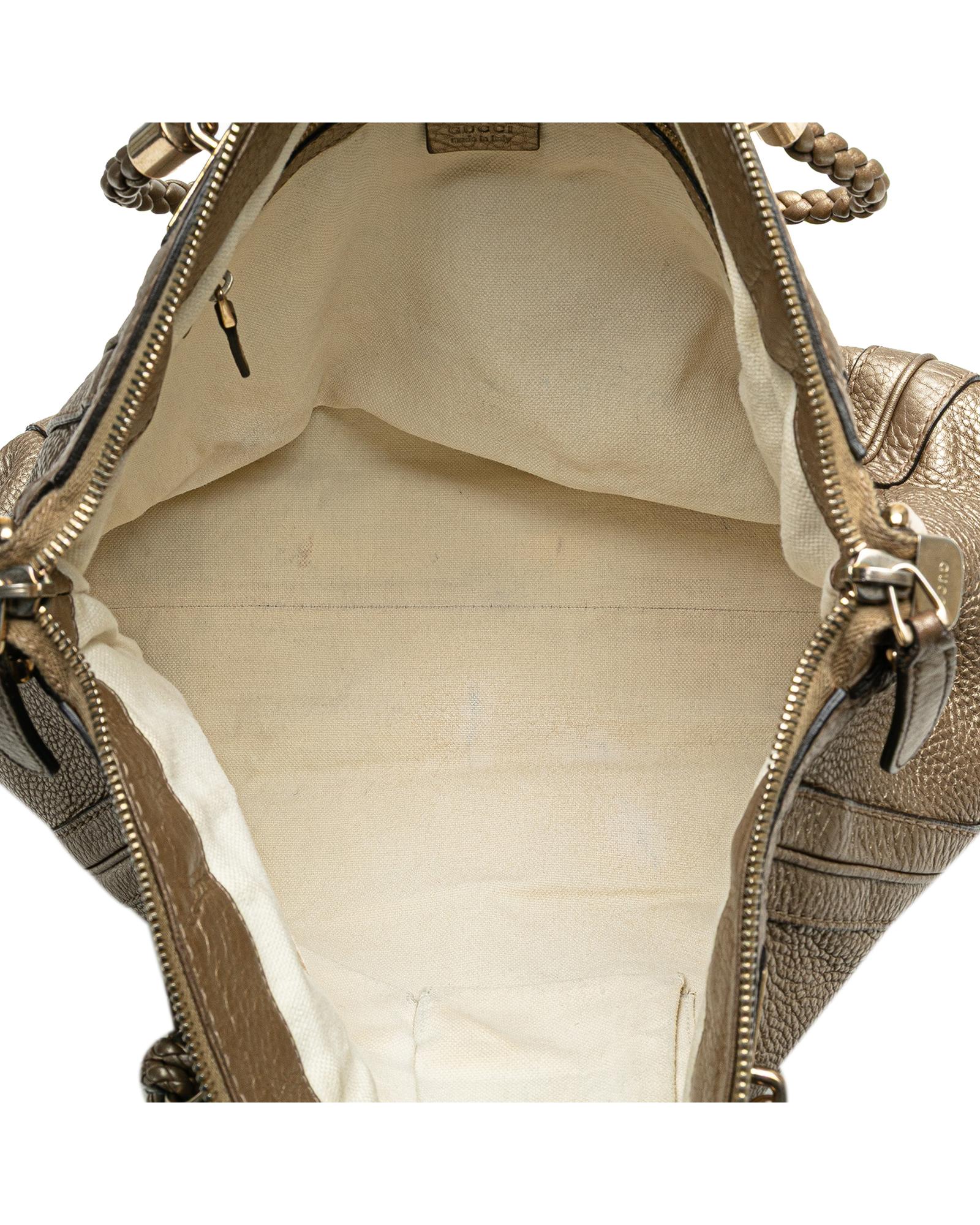 Premium Calfskin Leather Satchel Bag with Braided Leather Handles - Stylish Women's Crossbody Purse for Work, Travel & Everyday Use