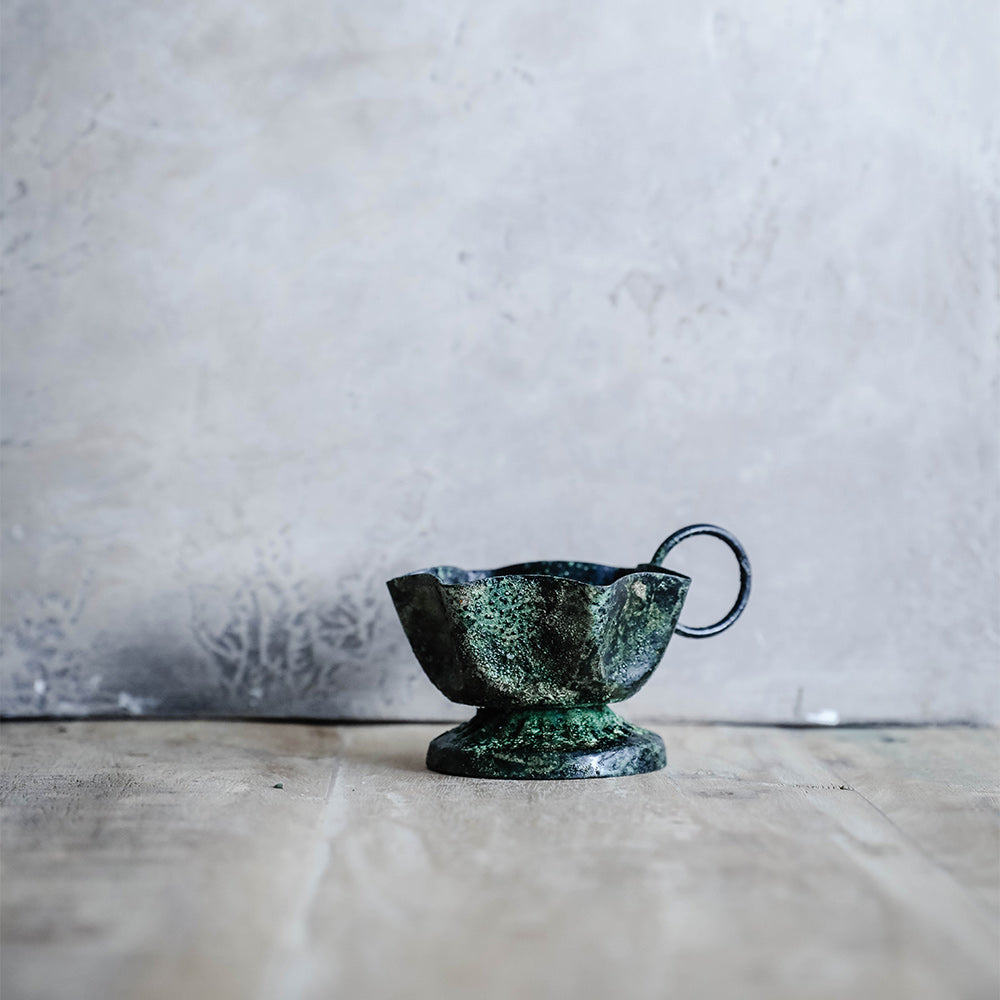 Emerald Iron Candle Holder - Elegant Home Decor for Dining Table, Wedding Centerpiece & Romantic Ambiance