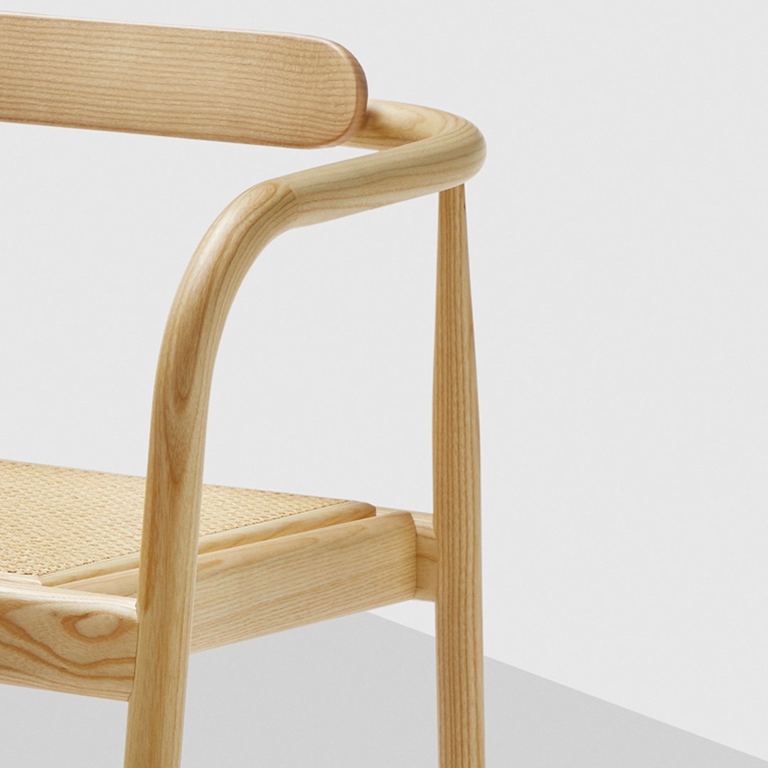 Modern Ahm Armchair - Stackable Lounge Chair for Living Room, Office & Outdoor - Comfortable & Space-Saving Seating Solution