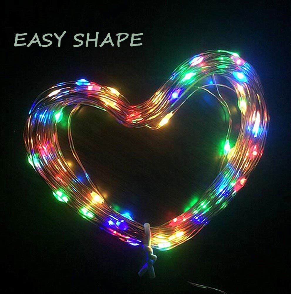 iShabao 2 Pack 49Ft 150 LED Solar Christmas Lights Outdoor - 8 Modes Waterproof Fairy String Lights for Tree, Garden, Yard, Party | Perfect for Holiday, Christmas Decorations & Outdoor Festive Lighting
