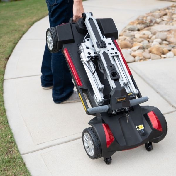 Golden Technologies Buzzaround Carry On Folding Mobility Scooter GB120 - Lightweight Portable Electric Scooter for Seniors & Adults - Perfect for Travel, Shopping & Outdoor Activities