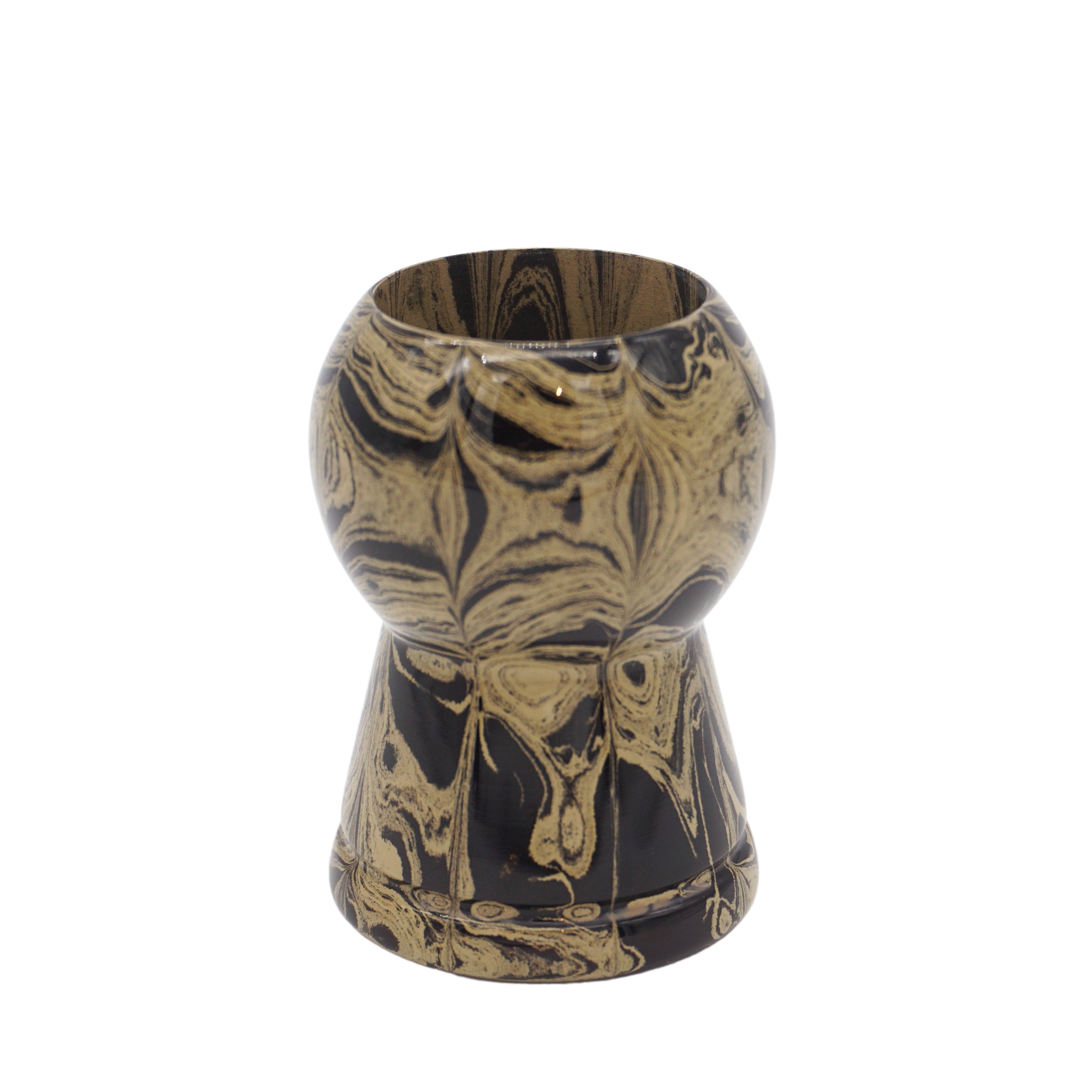 Premium Sand Ebonite Handmade Shaving Brush Handle - Fits 24mm & 26mm Knots - Perfect for Wet Shaving & Grooming Rituals