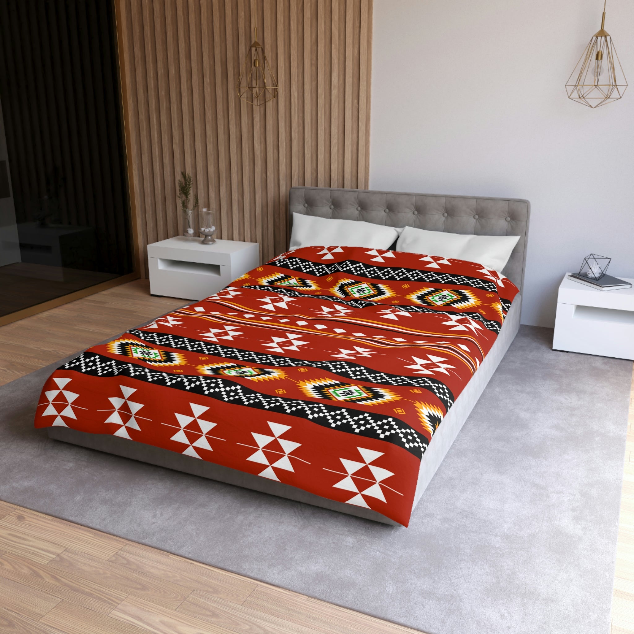 Premium Microfiber Duvet Cover Set - Soft Breathable Bedding for Queen/King Size Beds - Sahara Frontier Collection - Perfect for Cozy Bedroom Decor & Guest Room Essentials