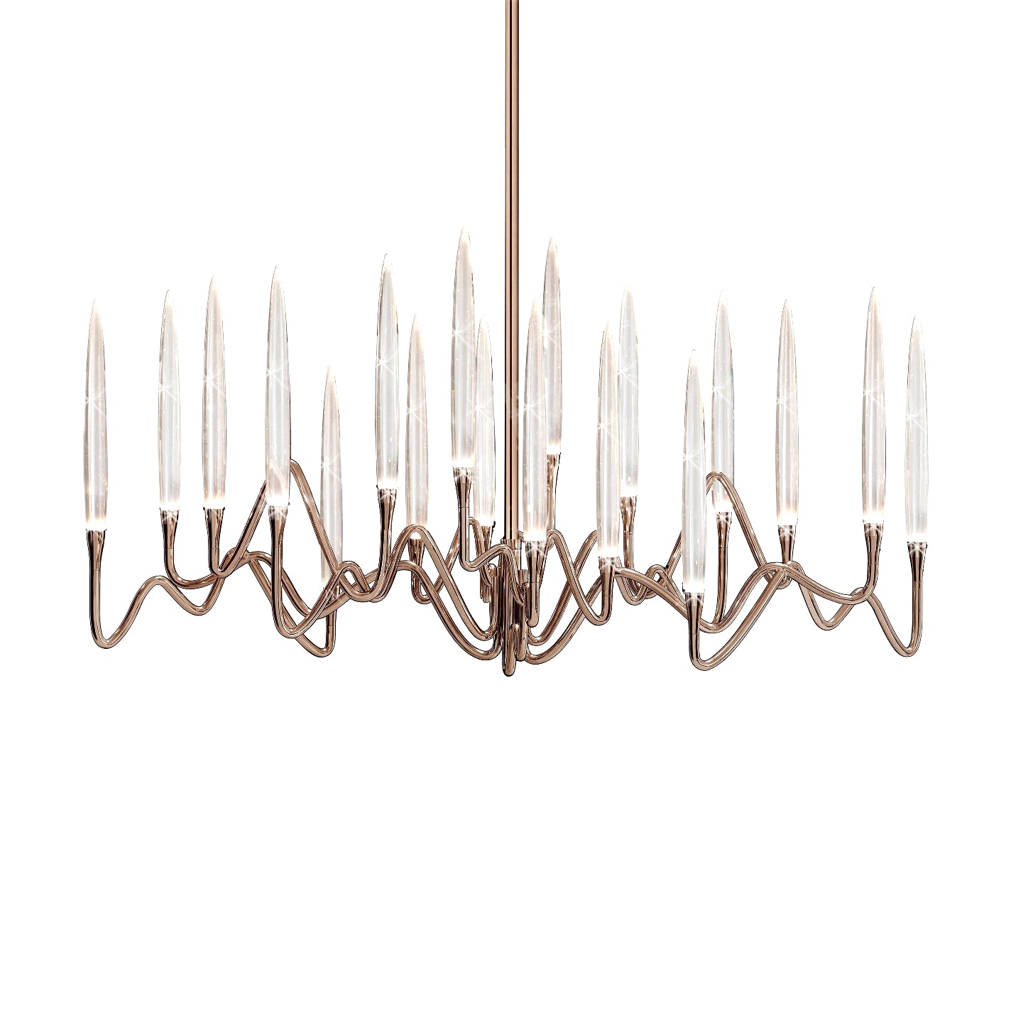 Elegant Classical Candelabrum Chandelier - Antique Brass Crystal Ceiling Light Fixture for Dining Room, Living Room & Bedroom Decor
