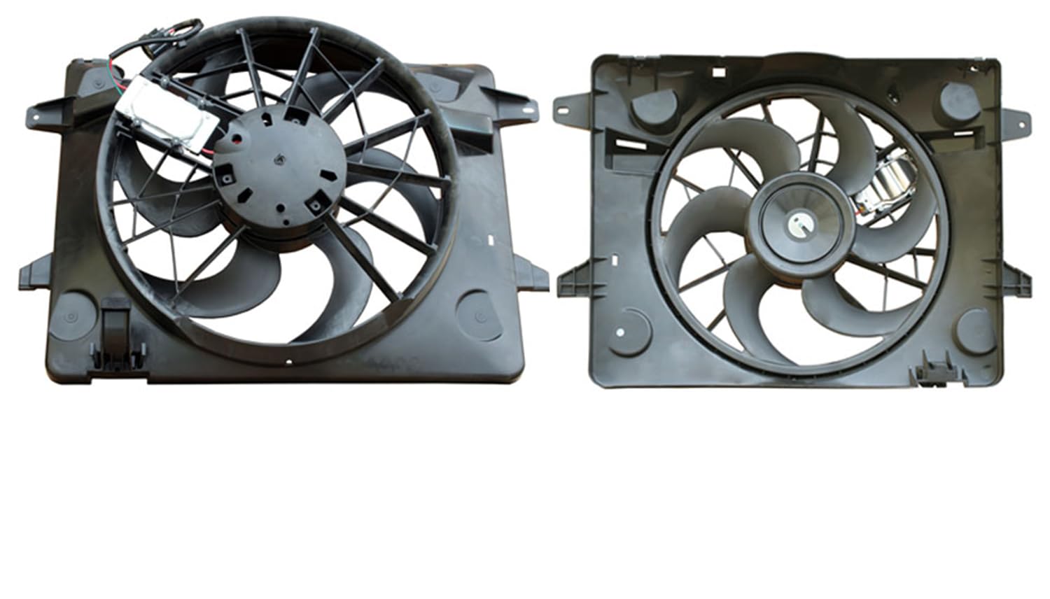 Agility Auto Parts 6024103 Dual Radiator & Condenser Fan Assembly - Compatible with [List Vehicle Models] - Perfect for Engine Cooling & AC System Repair in Home Garage DIY Projects