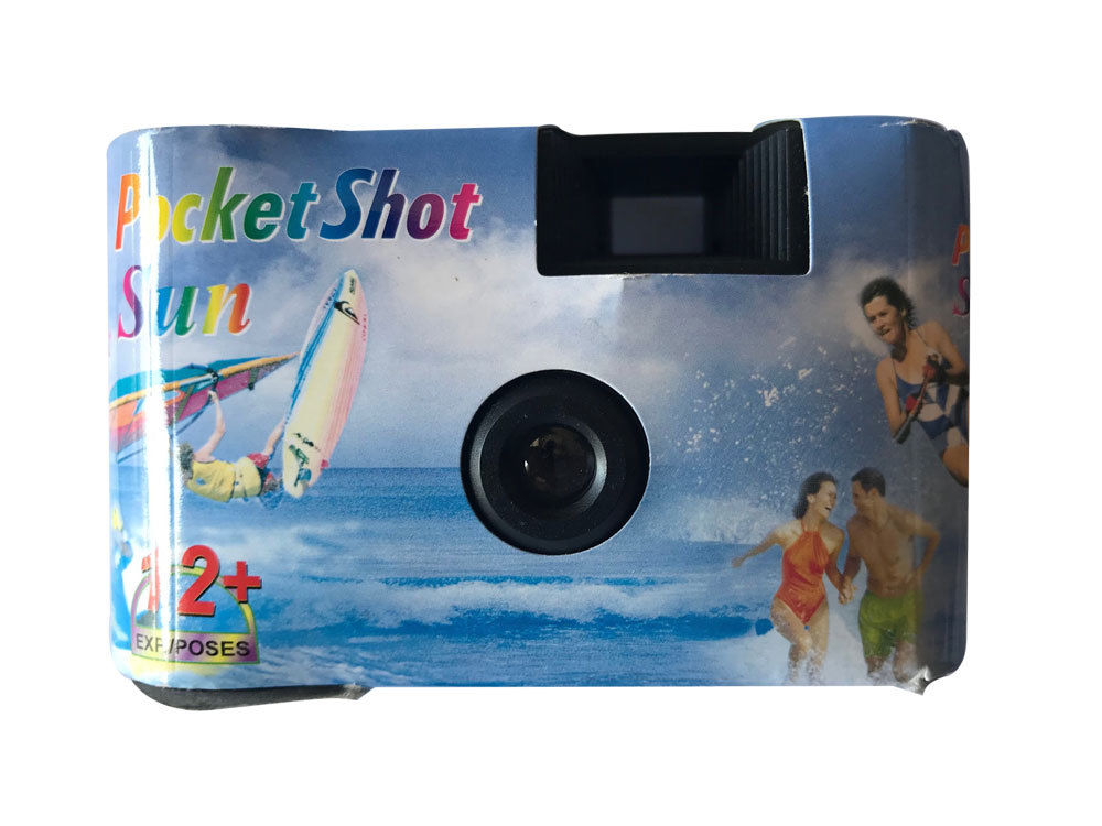 Mini Disposable Camera 35mm Film - Vintage One Time Use 15 Exposure Camera for Travel, Weddings & Parties (Retro Style)
