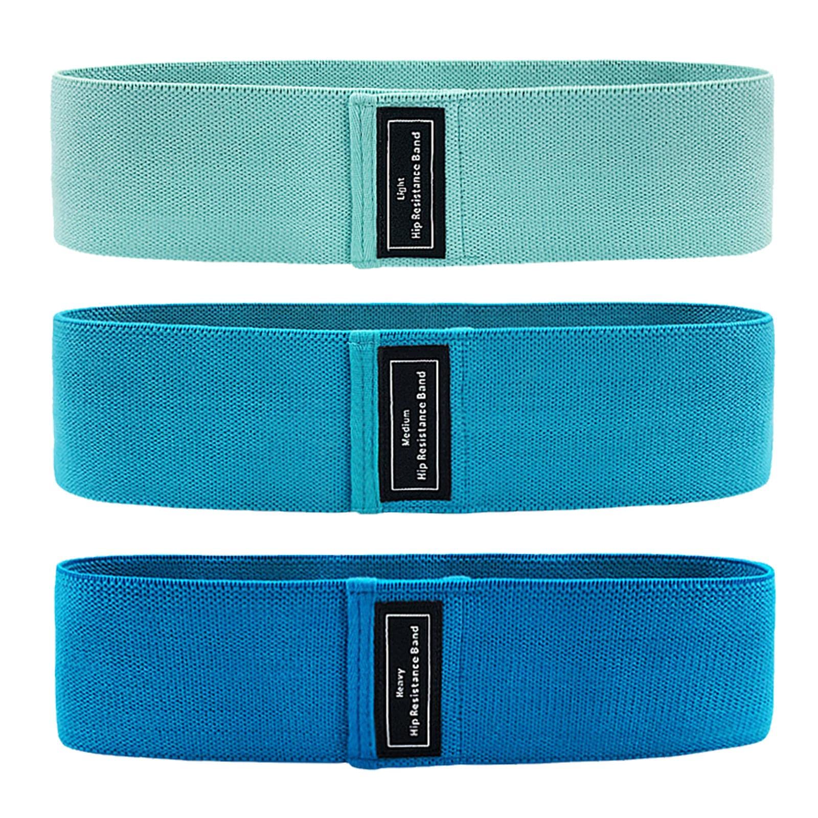 Fancyes 3-Piece Resistance Bands Set - Non-Slip Workout Bands with 3 Strength Levels for Women & Men - Stretch Straps for Gym, Home, Pilates, Yoga & Hip Exercises - Perfect for Strength Training & Fitness Routines