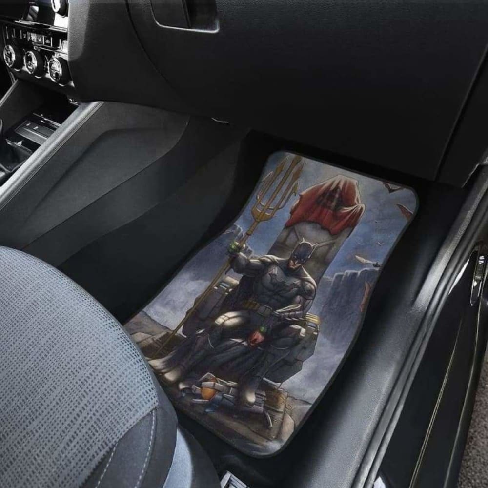 Batman Car Floor Mats for Vehicles - Premium Custom Fit All-Weather Protection - Perfect for SUVs, Trucks & Sedans - Great Gift for Batman Fans & Car Enthusiasts