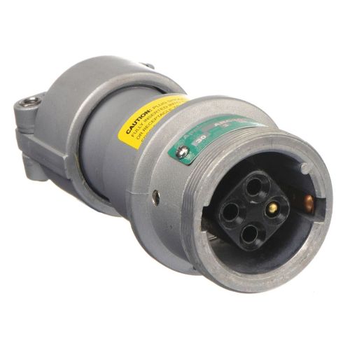 Powertite Series 30 Amp Pin and Sleeve Connectors - 600VAC Heavy Duty Electrical Connectors for Industrial Equipment and Marine Applications