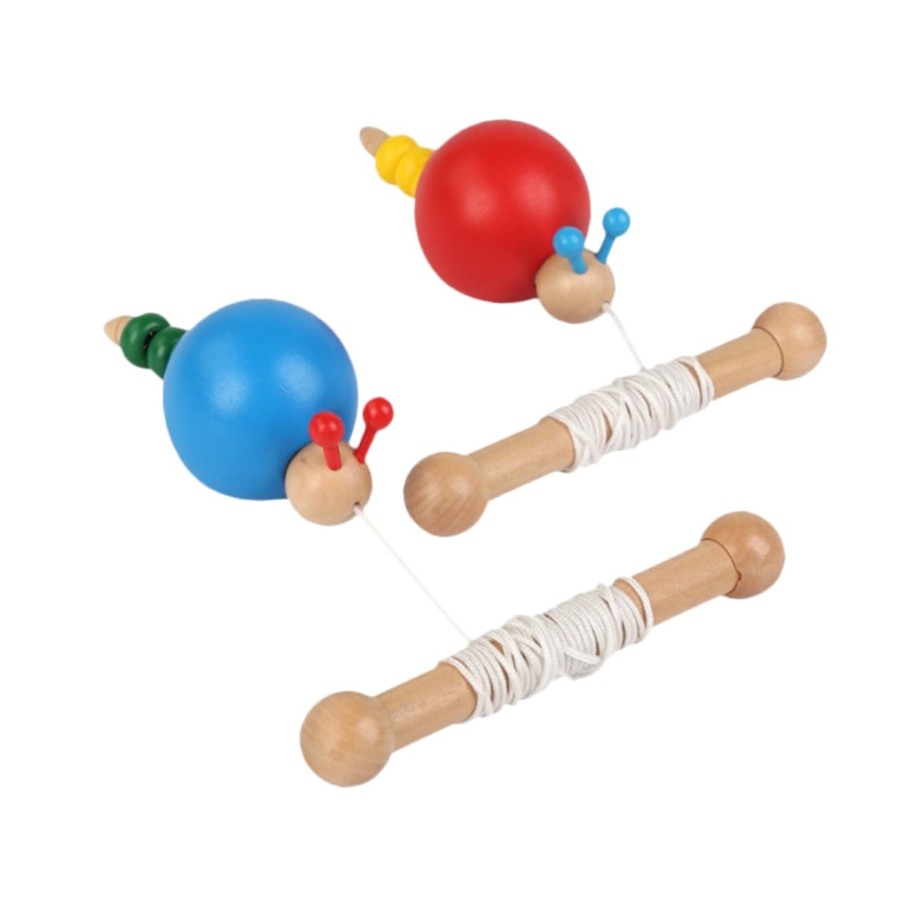 KONTONTY Wooden Pull Toy Set for Toddlers - Fun & Educational Kids Toys for Early Learning & Motor Skills Development - Perfect for Indoor Play, Outdoor Activities & Birthday Gifts