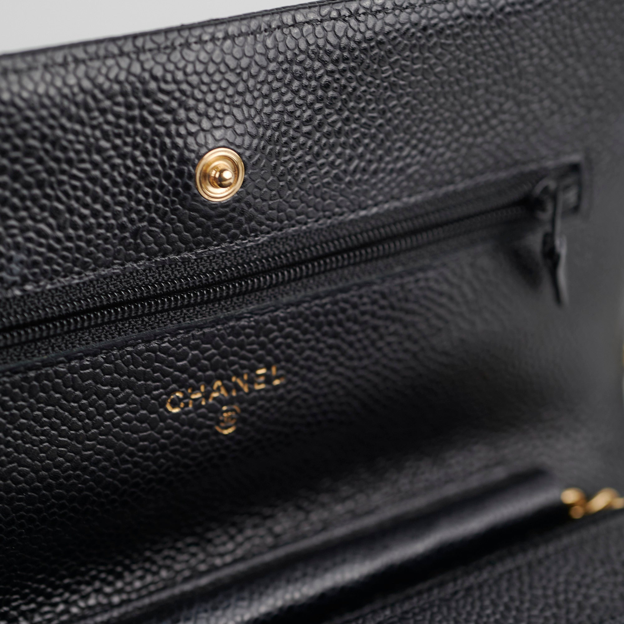 Chanel Caviar Wallet On Chain WOC Black Crossbody Bag - Luxury Designer Handbag for Women, Perfect for Evening Parties & Daily Use