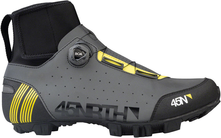 45NRTH Ragnarok MTN 2 Bolt Cycling Boots - Reflective Winter Bike Shoes for Men, Size 48 - Waterproof & Insulated for Extreme Cold Weather Riding