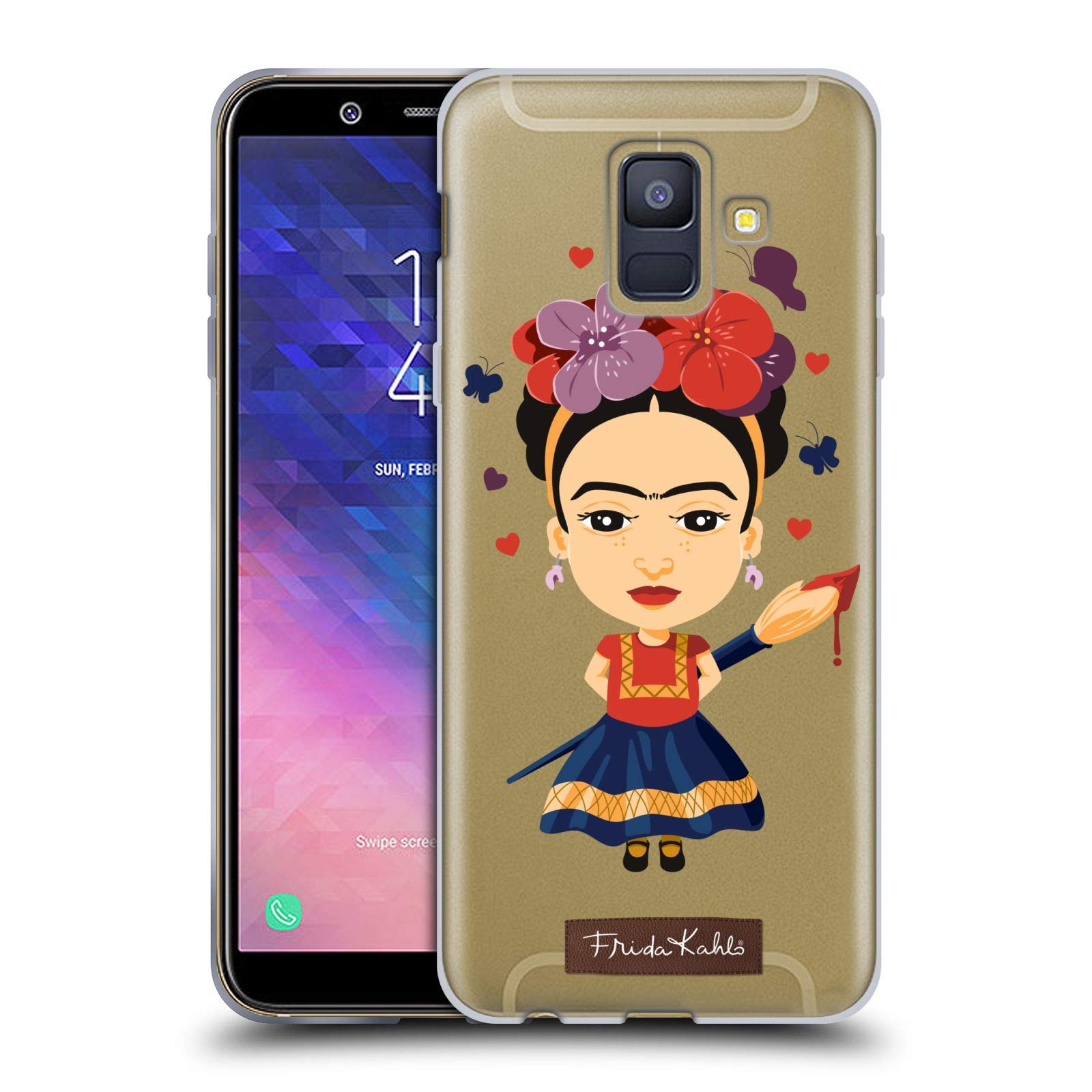 Officially Licensed Frida Kahlo Solo Doll Soft Gel Case for Samsung Galaxy A6 (2018) - Protective Phone Cover with Artistic Design - Perfect for Art Lovers, Unique Gift & Everyday Use