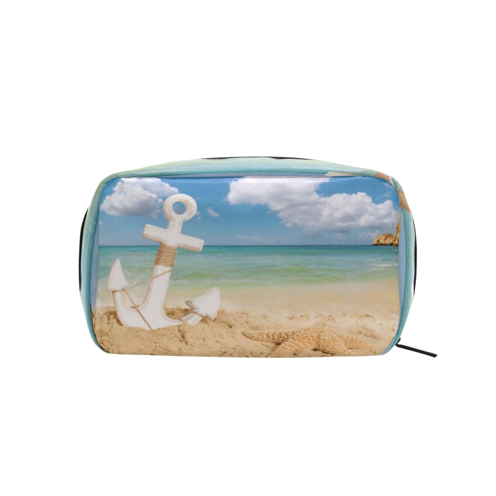 Women's Starfish Makeup Bag - Travel Cosmetic Pouch for Brushes & Essentials