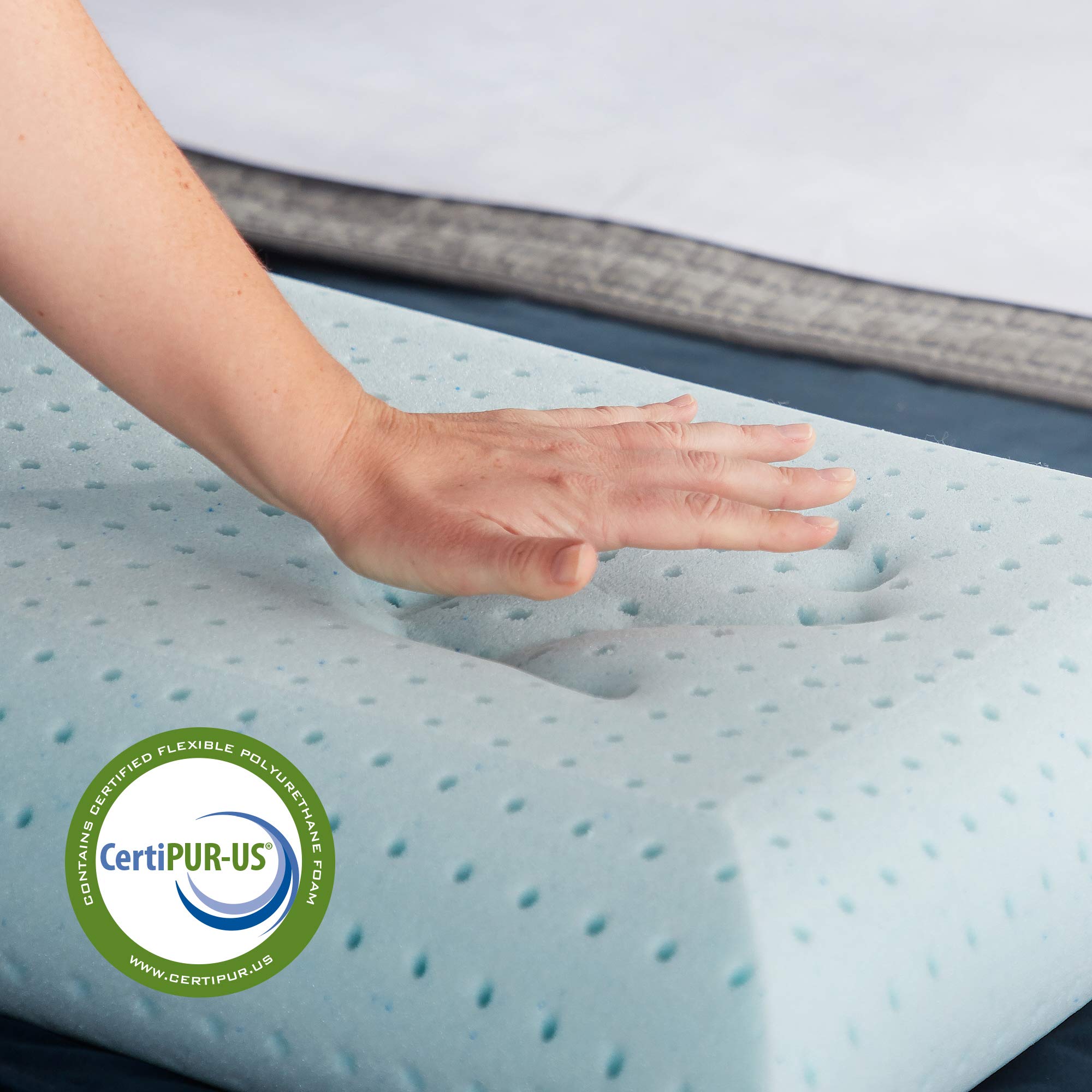 Weekender Gel Memory Foam Pillow - Standard Size Medium Plush for Neck & Shoulder Support - Orthopedic Pillow for Back, Side & Stomach Sleepers - Perfect for Home, Hotel, Travel & Hospital Use