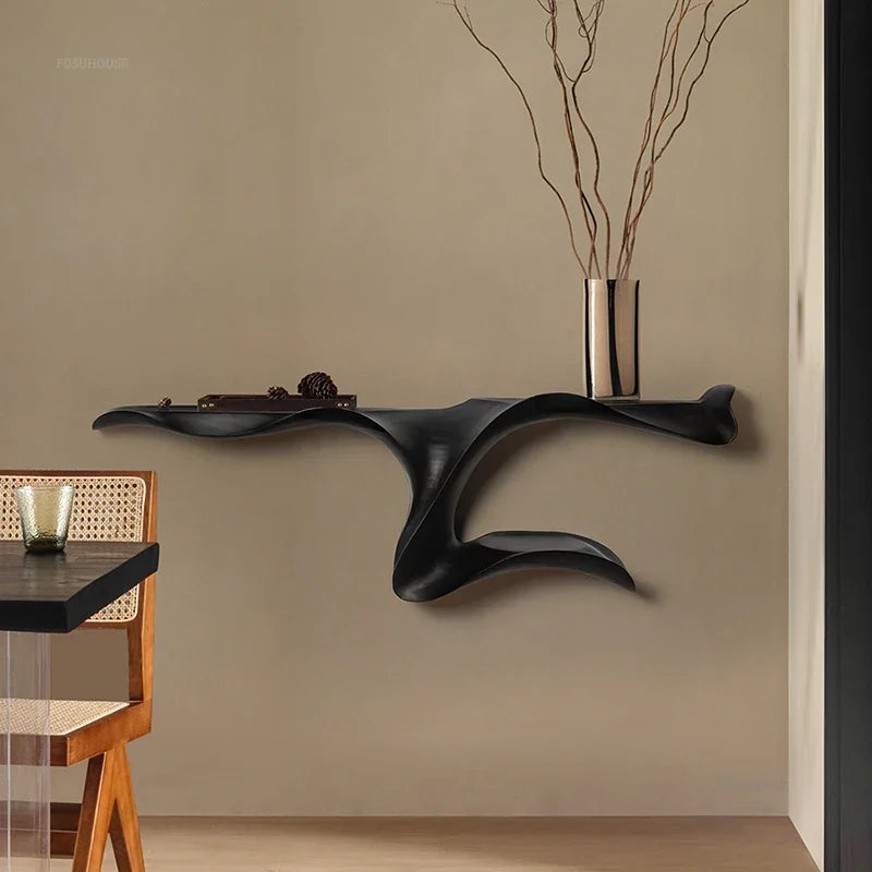 Handcrafted Italian Wooden Console Table - Elegant Entryway & Hallway Decor for Modern Homes