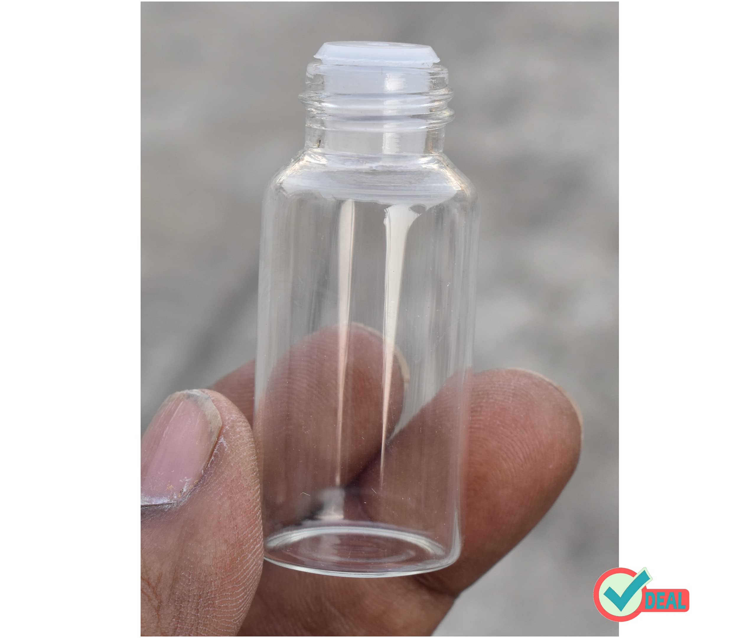 RITEDEAL 15ml Clear Glass Dropper Bottles (Pack of 10) - Type 1 Neutral Glass Essential Oil Bottles with Black Screw Cap & Leakproof Dropper - Perfect for DIY Essential Oils, Aromatherapy, Perfumes & Liquid Samples
