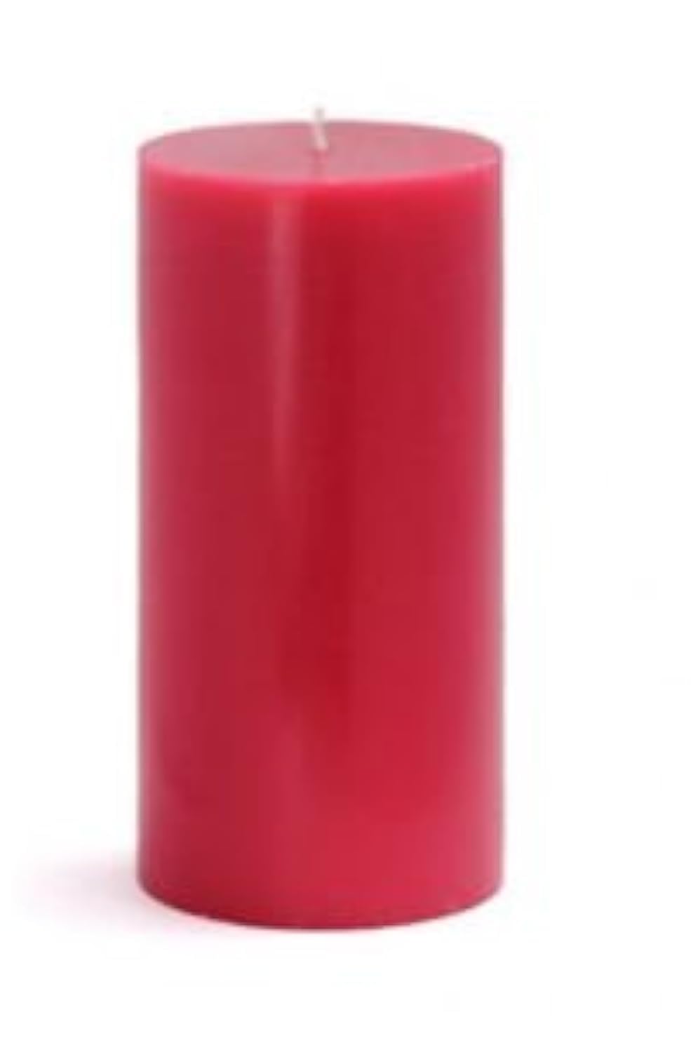 Bulk Red Pillar Candles 3x6 Inch (12 Pack) - Premium Wax Candles for Weddings, Parties, and Home Decor