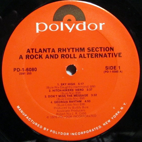 Atlanta Rhythm Section - A Rock And Roll Alternative Vinyl LP Album (NM/Mint Condition) - Perfect for Classic Rock Collectors & Vinyl Enthusiasts