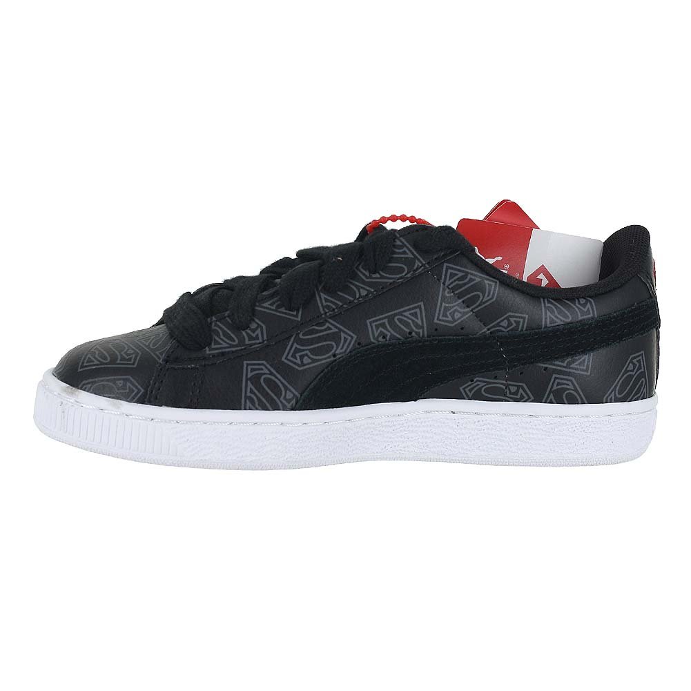 PUMA Boys Basket Superman Junior Casual Sneakers - Kids' Lightweight Athletic Shoes for School & Play | Basketball & Everyday Wear