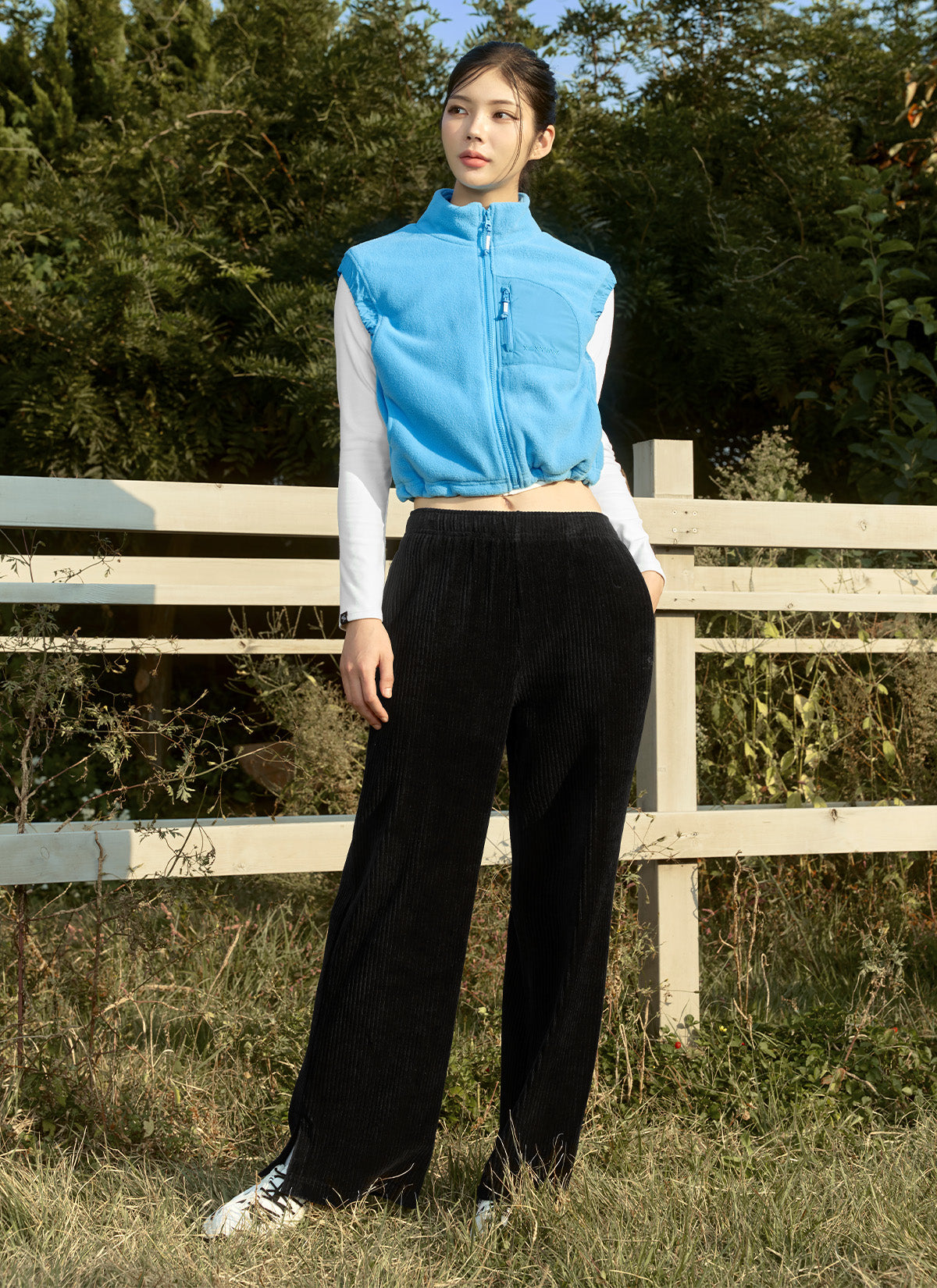 Velvet Corduroy Wide Leg Pants for Women - High Waisted Comfortable Lounge Pants for Casual Wear & Home Relaxation