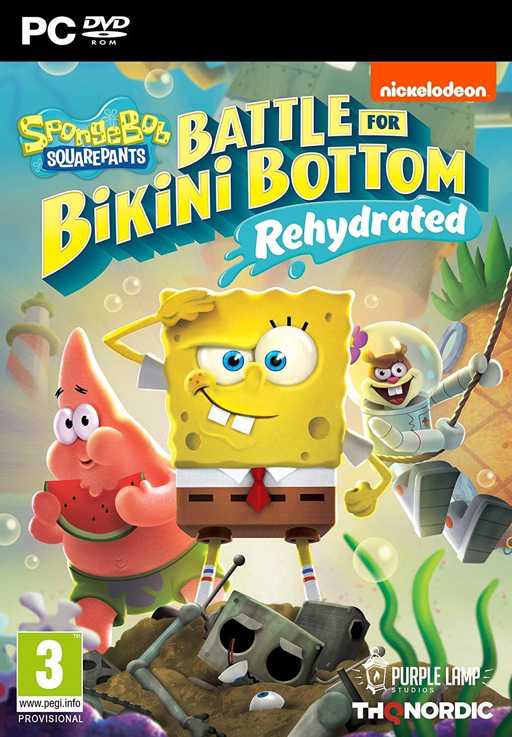 Spongebob Squarepants: Battle for Bikini Bottom - Rehydrated PC Game | Adventure Action Video Game for Kids & Adults | Perfect for Family Game Night & Nostalgic Gaming