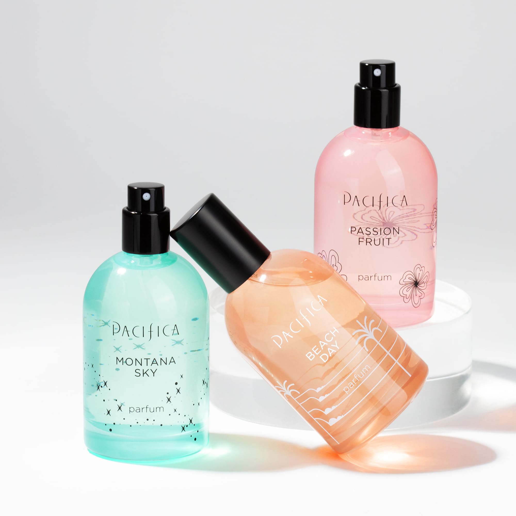 **Pacifica Beach Day Spray Perfume - Bliss Scent with Bergamot, Orange Flower, Sandalwood & Amber | Vegan, Cruelty-Free Eau de Toilette for Women | Perfect for Summer, Travel & Everyday Wear**